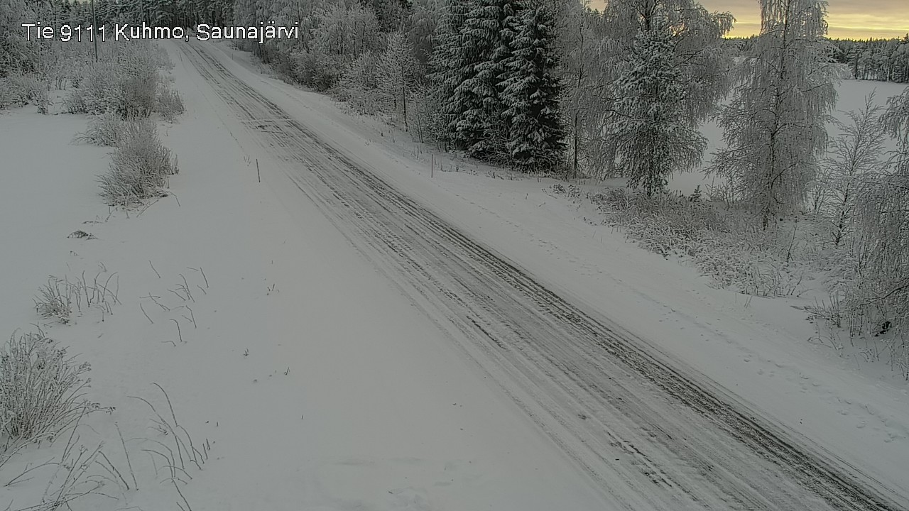 Kelikamerat Kuva Tie 9111 Kuhmo, Saunajärvi, Kuhmo, Kainuu