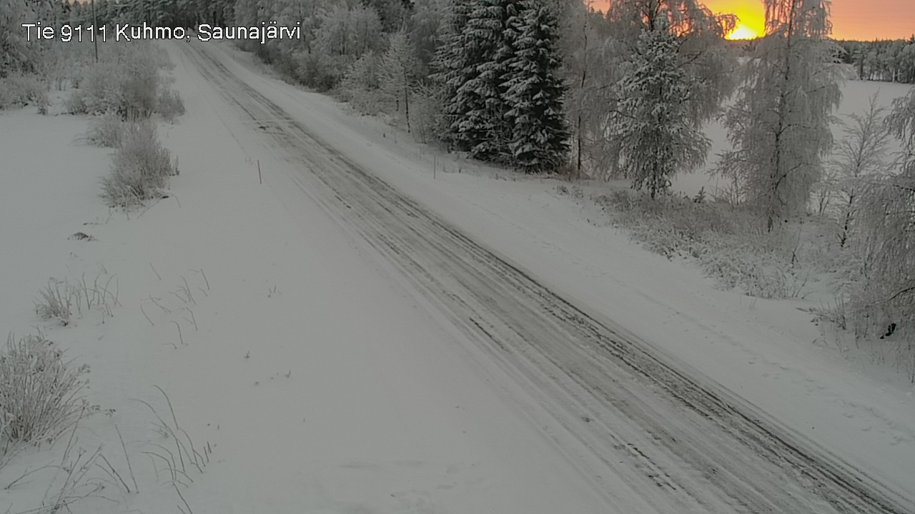 Kelikamerat Kuva Tie 9111 Kuhmo, Saunajärvi, Kuhmo, Kainuu
