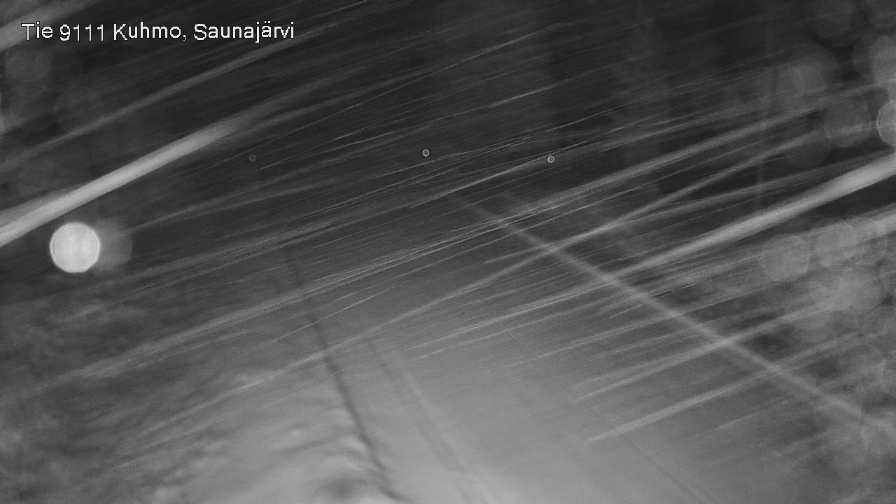 Weather Camera Image Väg 9111 Kuhmo, Saunajärvi, Kuhmo, Kainuu