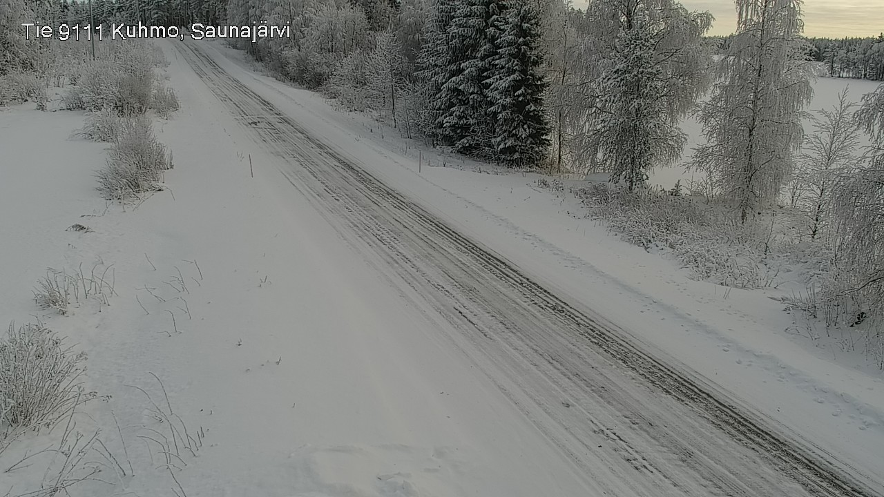Kelikamerat Kuva Tie 9111 Kuhmo, Saunajärvi, Kuhmo, Kainuu