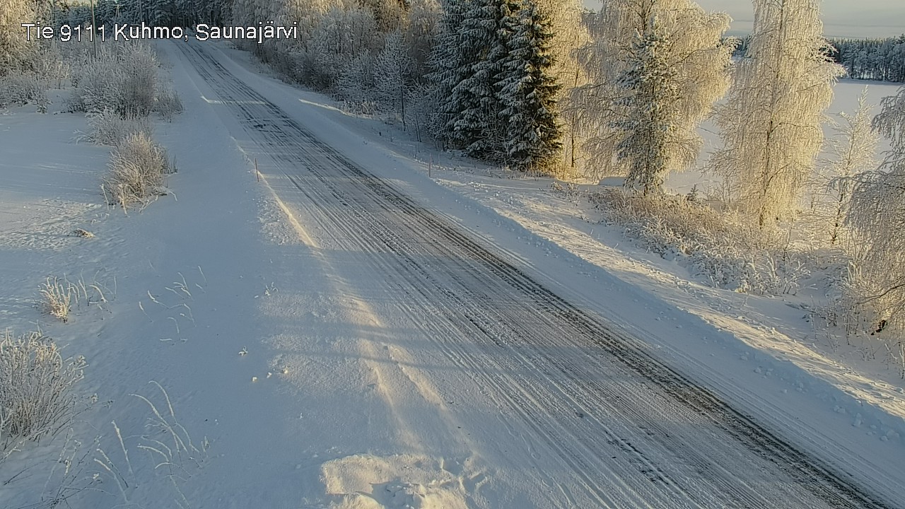 Kelikamerat Kuva Tie 9111 Kuhmo, Saunajärvi, Kuhmo, Kainuu