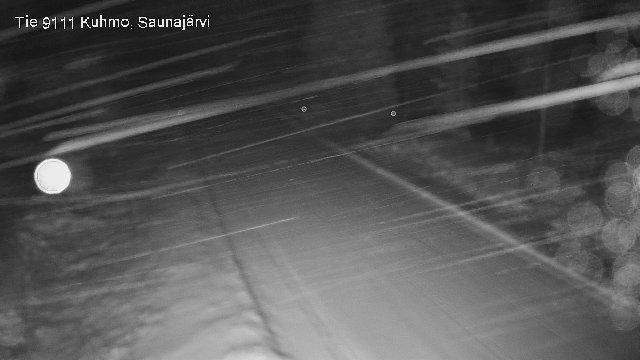 Weather Camera Image Väg 9111 Kuhmo, Saunajärvi, Kuhmo, Kainuu