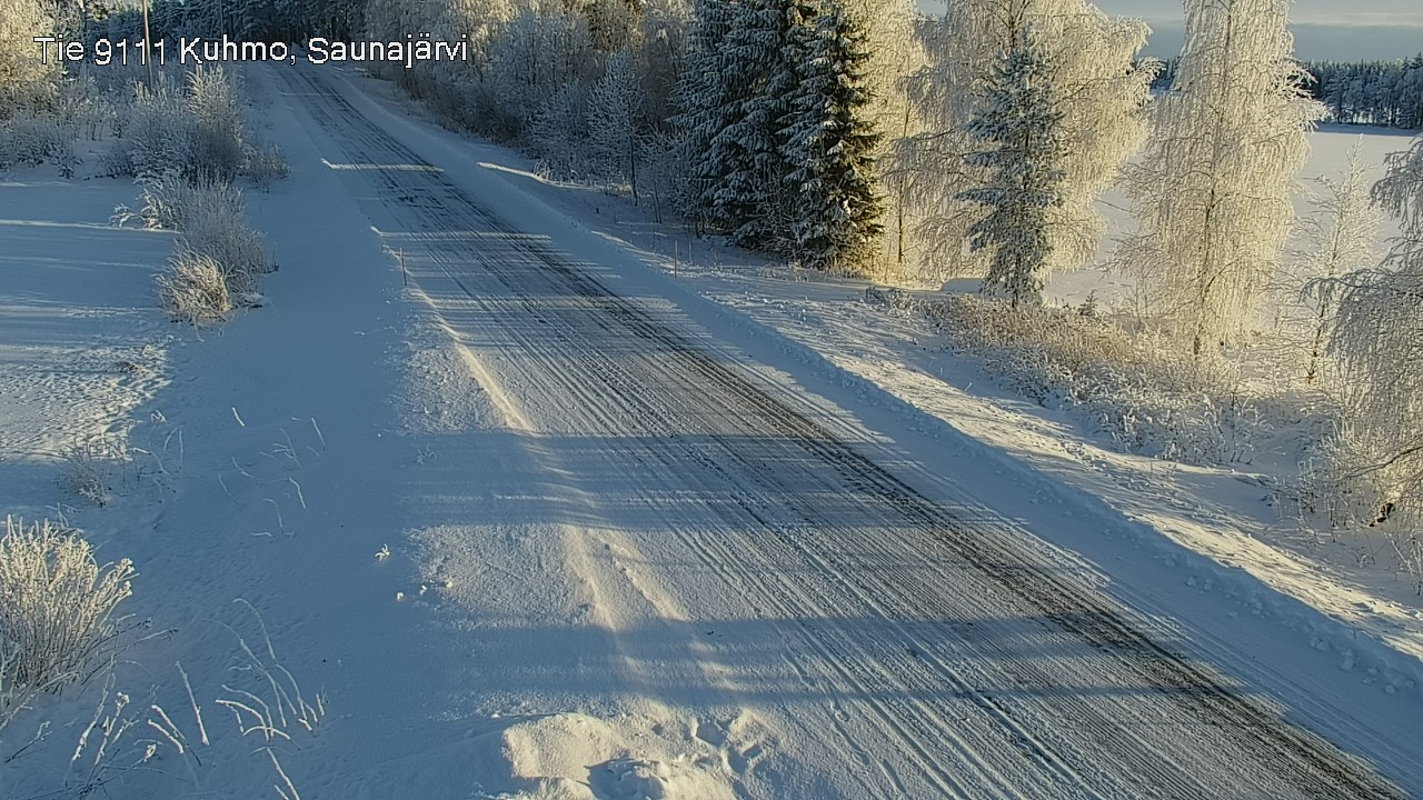 Kelikamerat Kuva Tie 9111 Kuhmo, Saunajärvi, Kuhmo, Kainuu