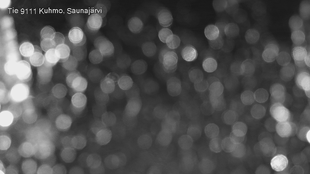 Weather Camera Image Väg 9111 Kuhmo, Saunajärvi, Kuhmo, Kainuu