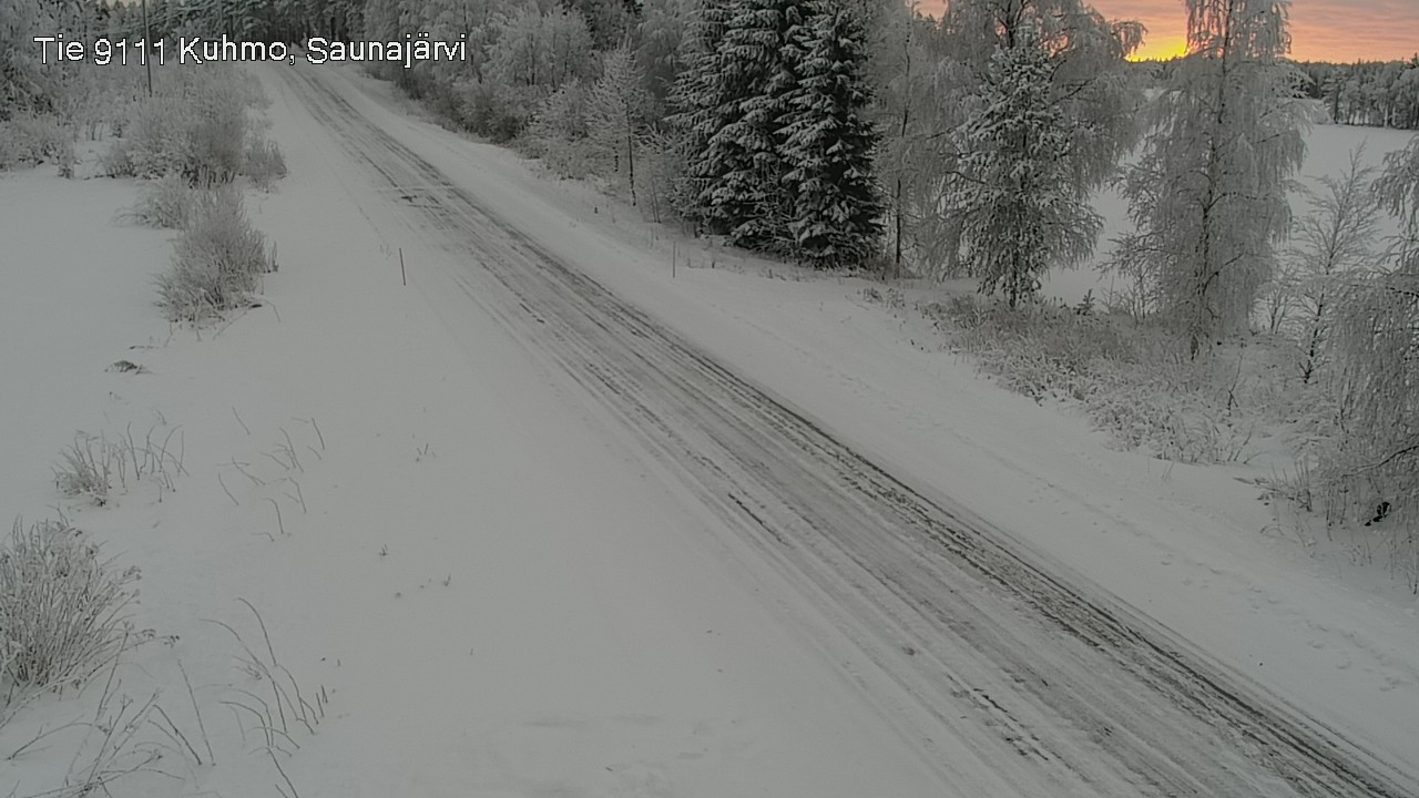 Kelikamerat Kuva Tie 9111 Kuhmo, Saunajärvi, Kuhmo, Kainuu