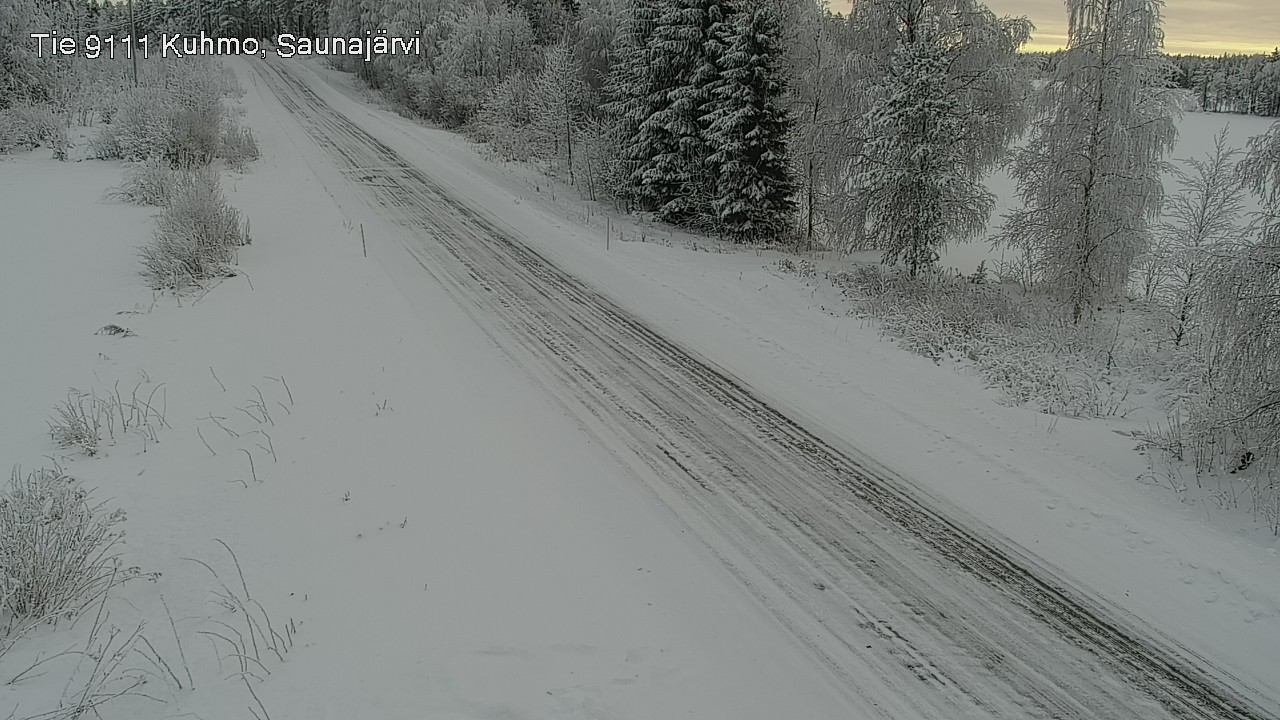 Kelikamerat Kuva Tie 9111 Kuhmo, Saunajärvi, Kuhmo, Kainuu