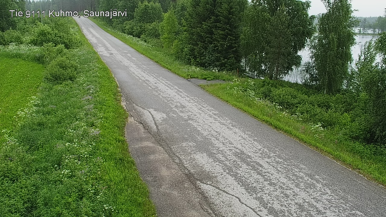 Kelikamerat Kuva Tie 9111 Kuhmo, Saunajärvi, Kuhmo, Kainuu