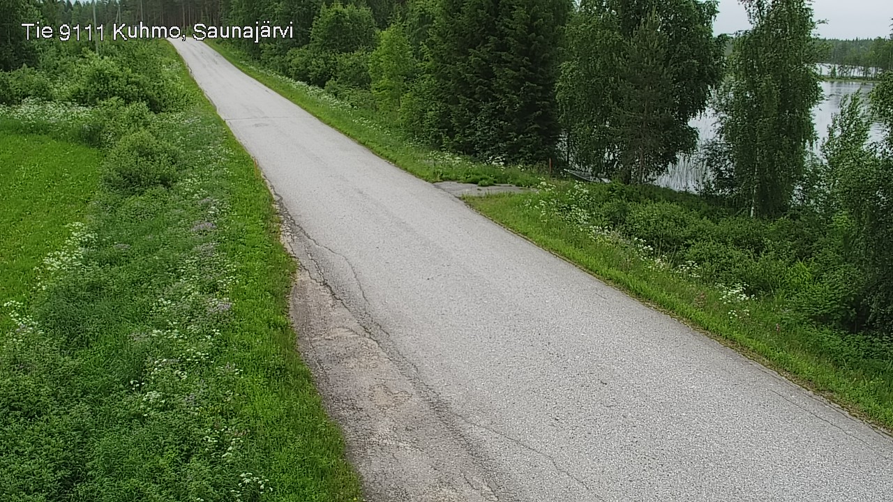 Kelikamerat Kuva Tie 9111 Kuhmo, Saunajärvi, Kuhmo, Kainuu