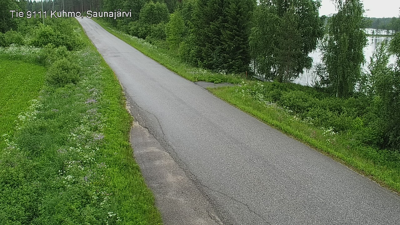 Kelikamerat Kuva Tie 9111 Kuhmo, Saunajärvi, Kuhmo, Kainuu