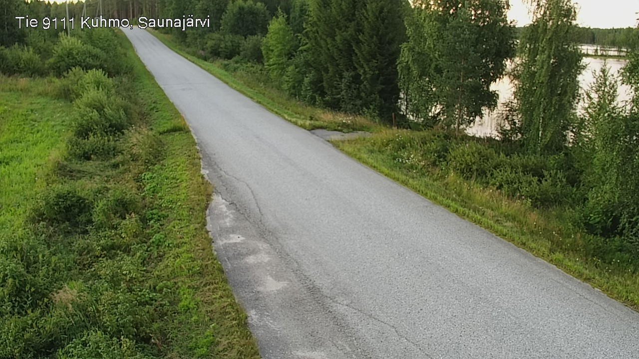 Kelikamerat Kuva Tie 9111 Kuhmo, Saunajärvi, Kuhmo, Kainuu