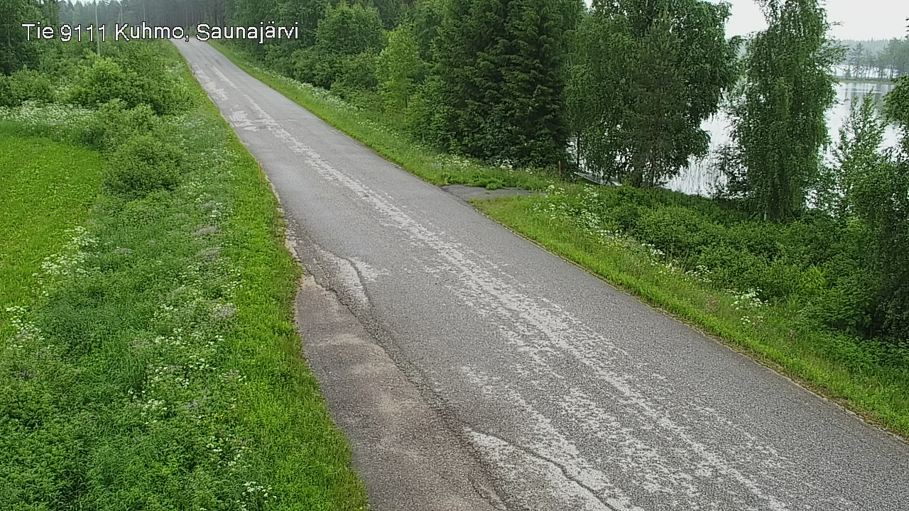 Kelikamerat Kuva Tie 9111 Kuhmo, Saunajärvi, Kuhmo, Kainuu