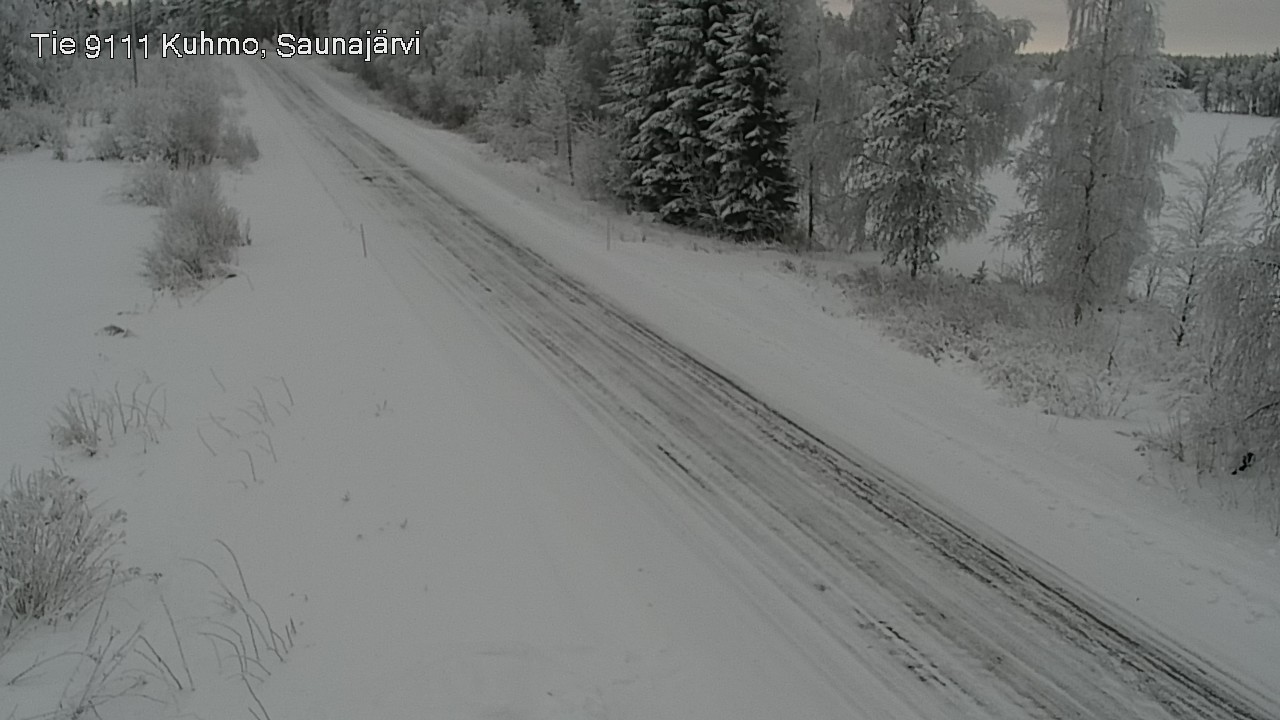 Kelikamerat Kuva Tie 9111 Kuhmo, Saunajärvi, Kuhmo, Kainuu