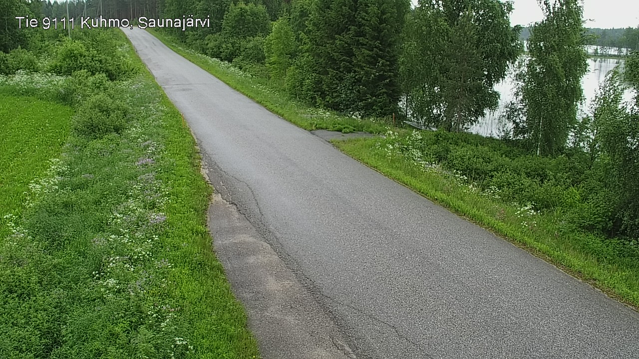 Kelikamerat Kuva Tie 9111 Kuhmo, Saunajärvi, Kuhmo, Kainuu
