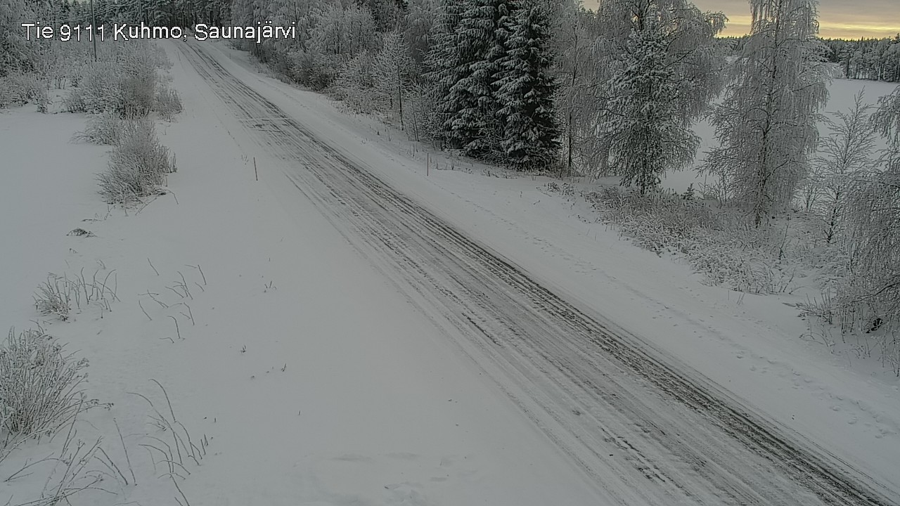Kelikamerat Kuva Tie 9111 Kuhmo, Saunajärvi, Kuhmo, Kainuu