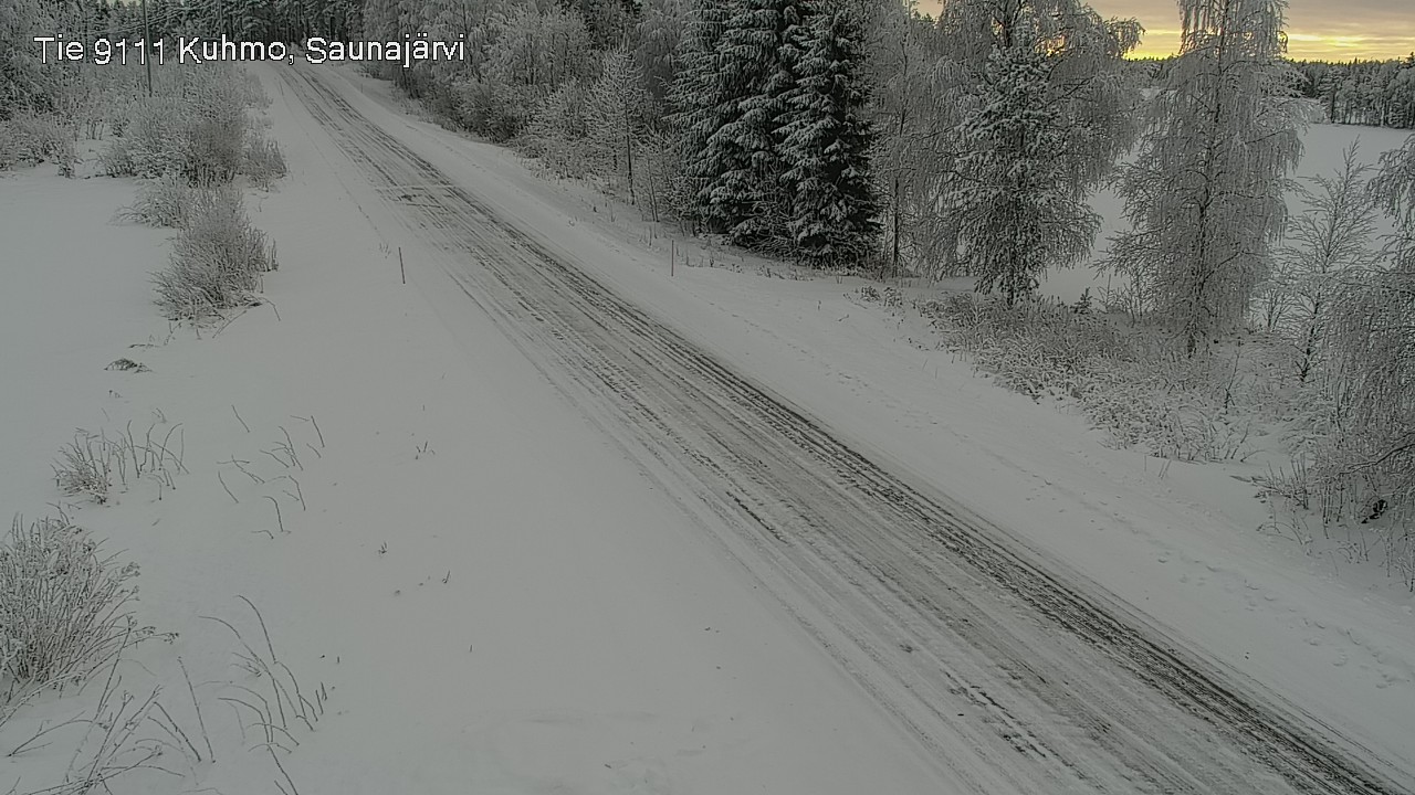 Kelikamerat Kuva Tie 9111 Kuhmo, Saunajärvi, Kuhmo, Kainuu