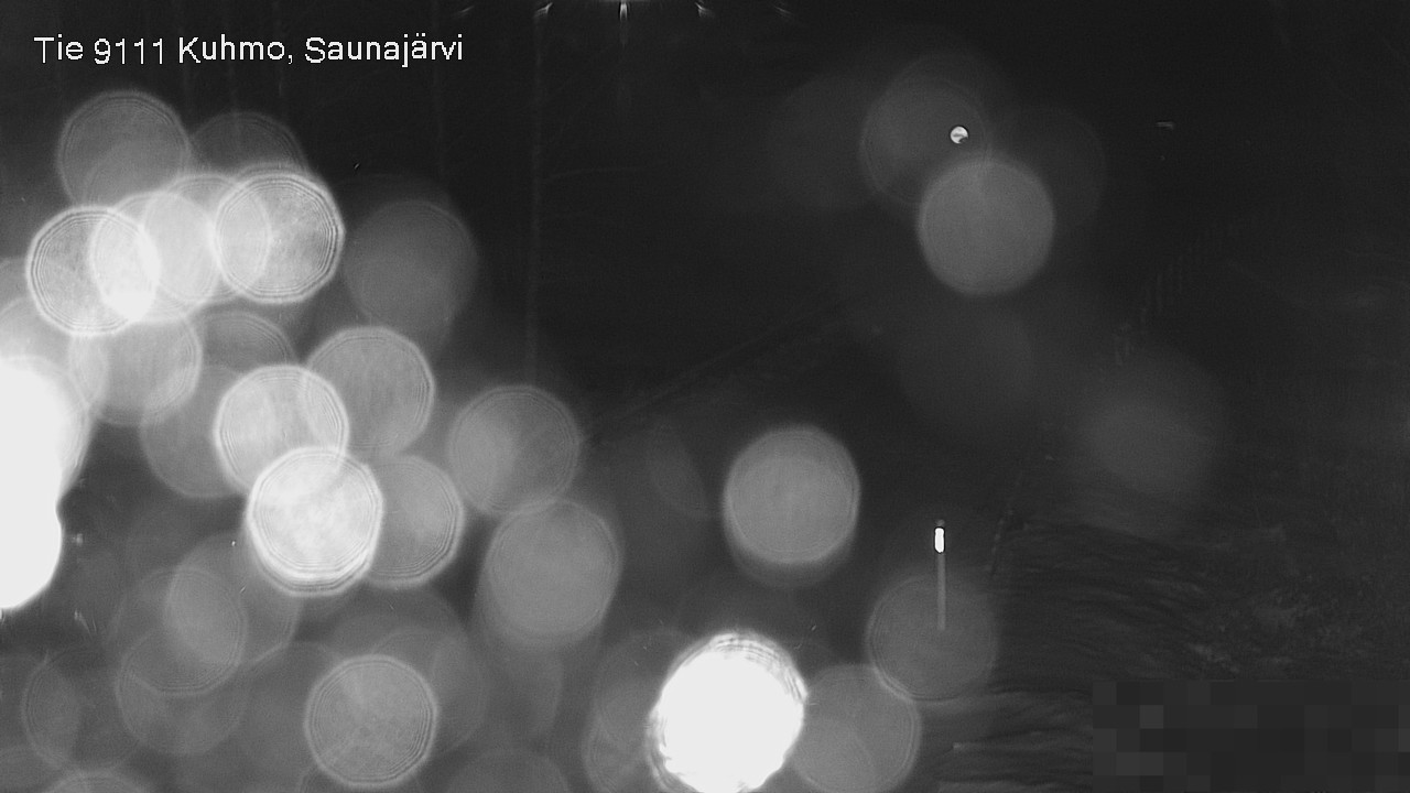 Weather Camera Image Road 9111 Kuhmo, Saunajärvi, Kuhmo, Kainuu