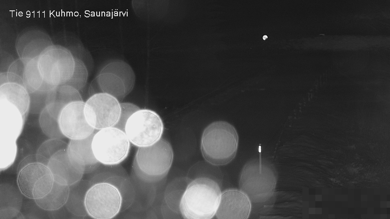 Weather Camera Image Road 9111 Kuhmo, Saunajärvi, Kuhmo, Kainuu