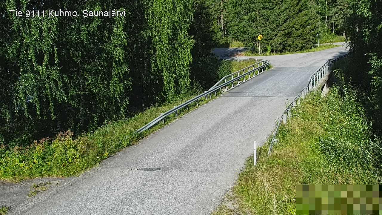 Weather Camera Image Road 9111 Kuhmo, Saunajärvi, Kuhmo, Kainuu
