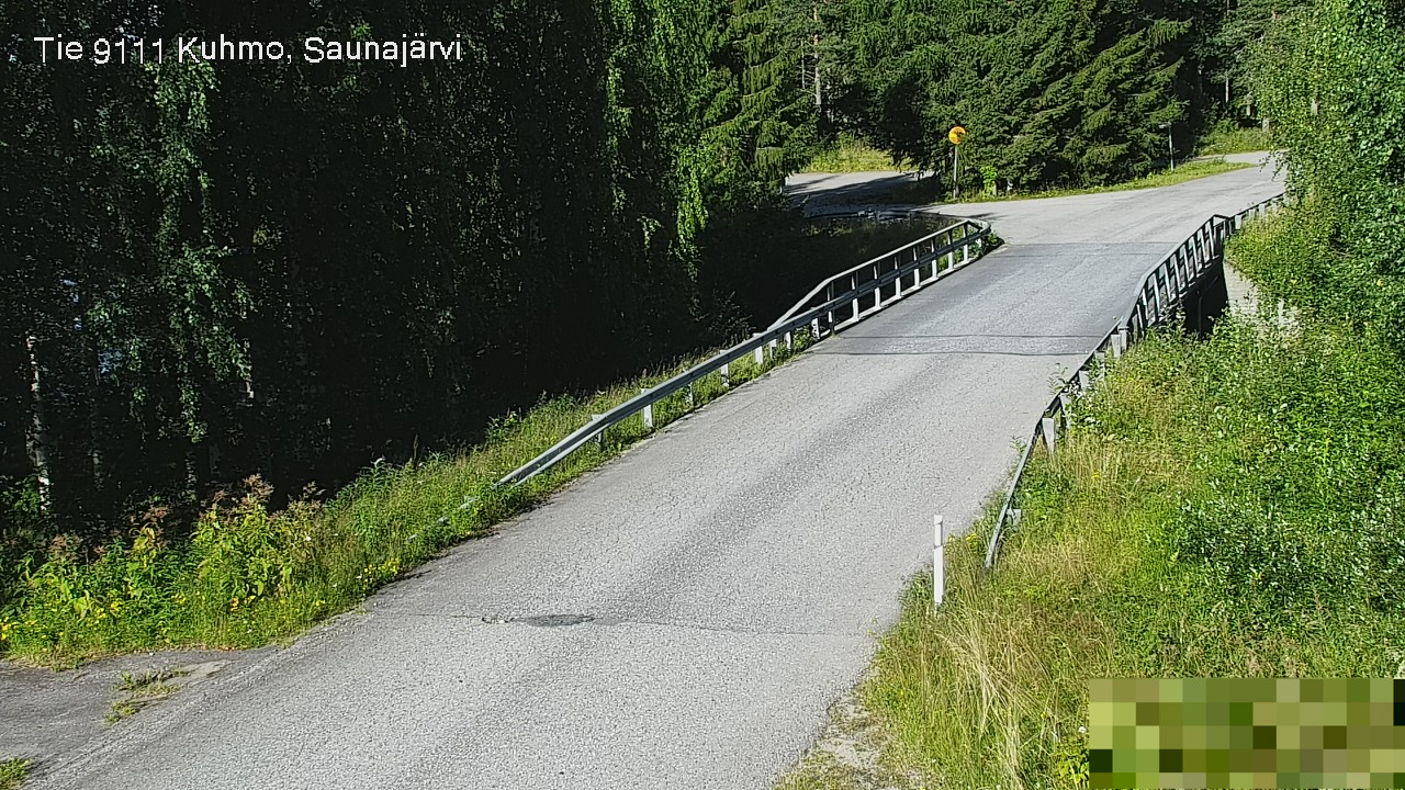 Weather Camera Image Road 9111 Kuhmo, Saunajärvi, Kuhmo, Kainuu