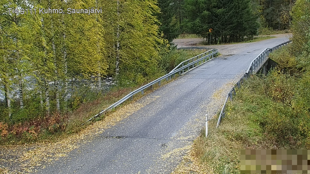 Weather Camera Image Road 9111 Kuhmo, Saunajärvi, Kuhmo, Kainuu