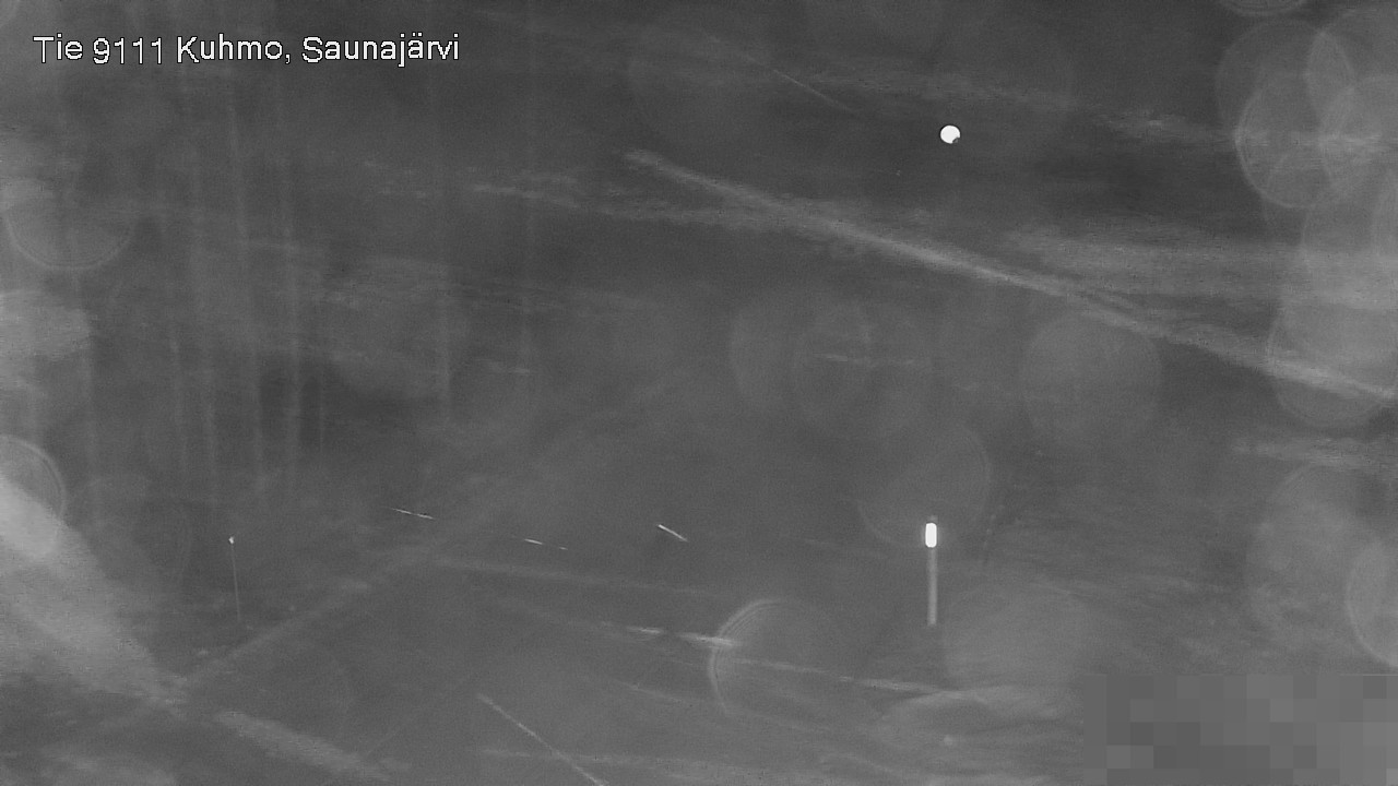 Weather Camera Image Road 9111 Kuhmo, Saunajärvi, Kuhmo, Kainuu