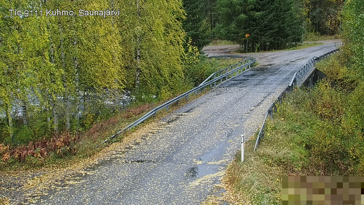 Weather Camera Image Väg 9111 Kuhmo, Saunajärvi, Kuhmo, Kainuu