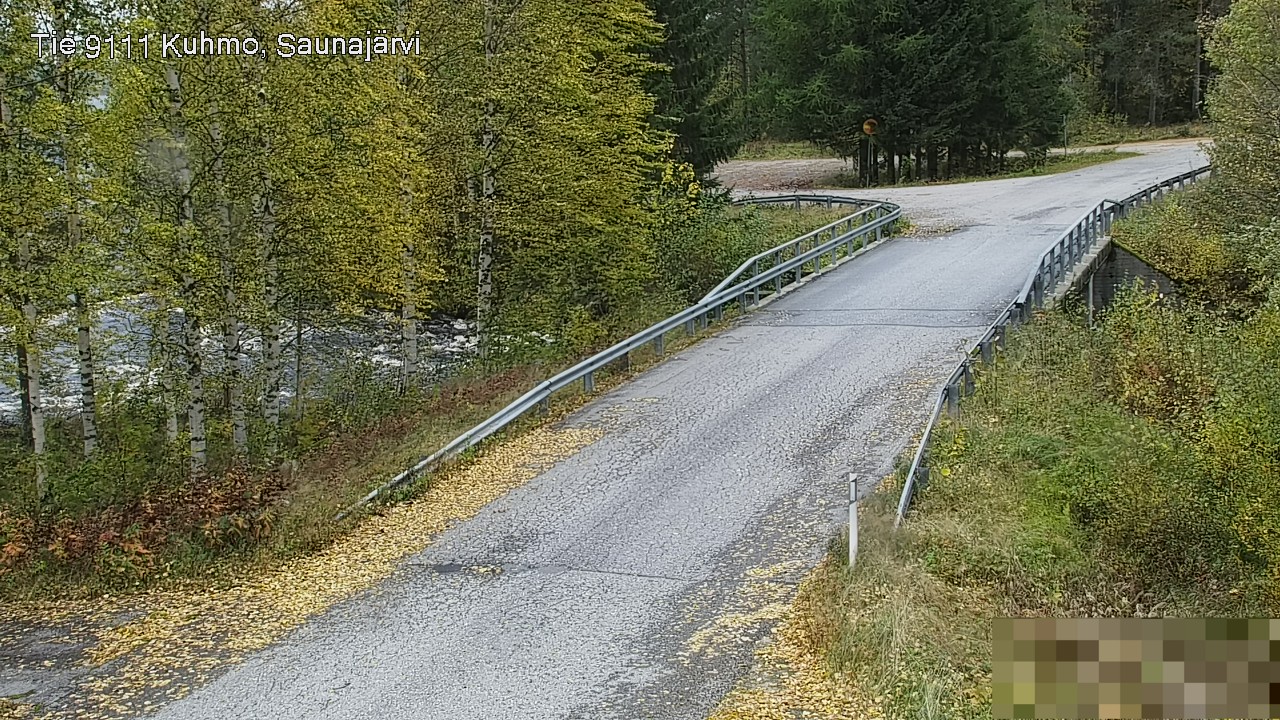 Weather Camera Image Road 9111 Kuhmo, Saunajärvi, Kuhmo, Kainuu