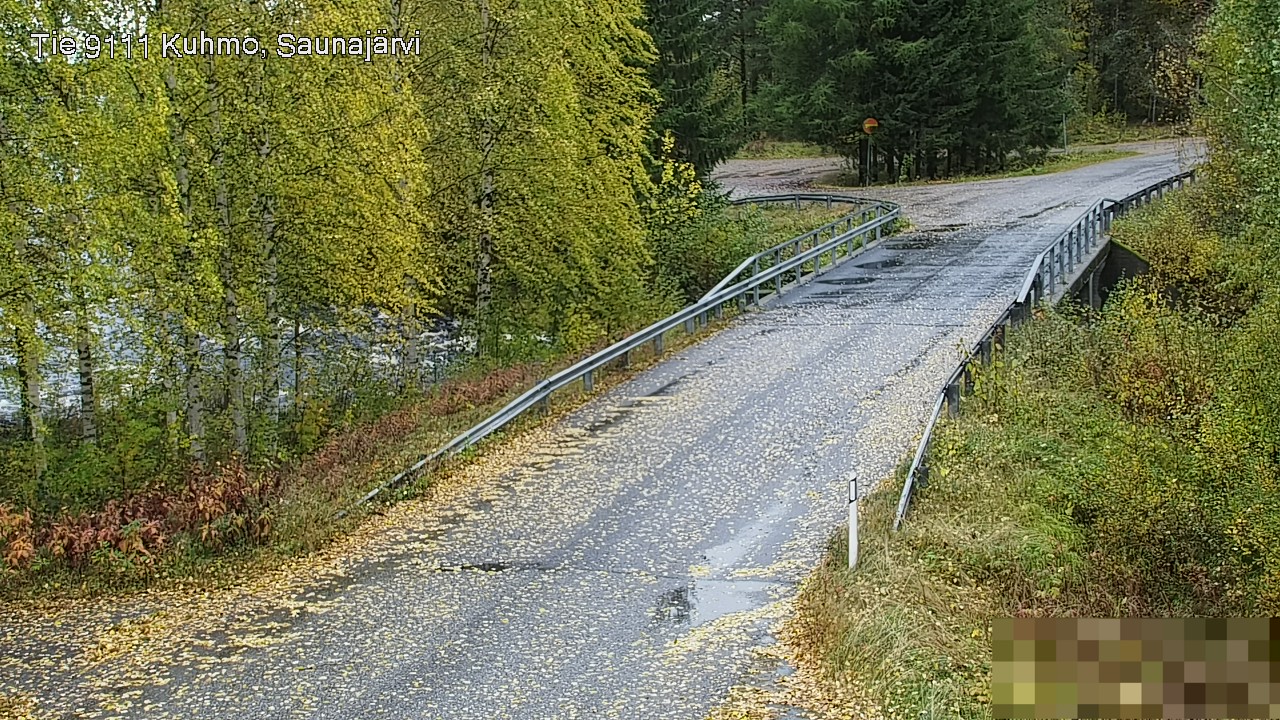 Weather Camera Image Väg 9111 Kuhmo, Saunajärvi, Kuhmo, Kainuu