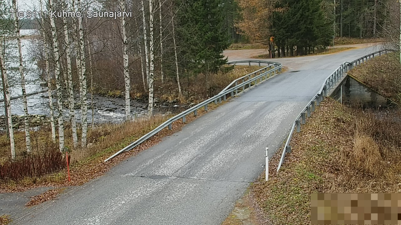 Weather Camera Image Väg 9111 Kuhmo, Saunajärvi, Kuhmo, Kainuu