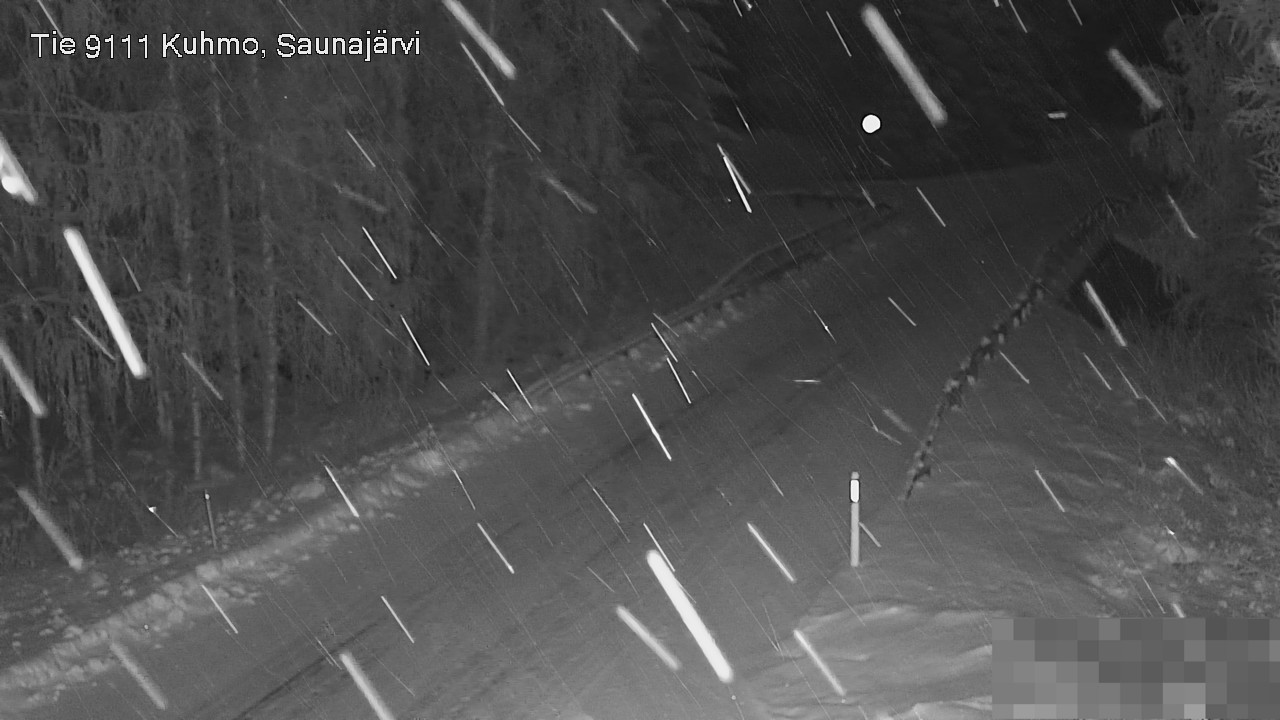 Kelikamerat Kuva Tie 9111 Kuhmo, Saunajärvi, Kuhmo, Kainuu