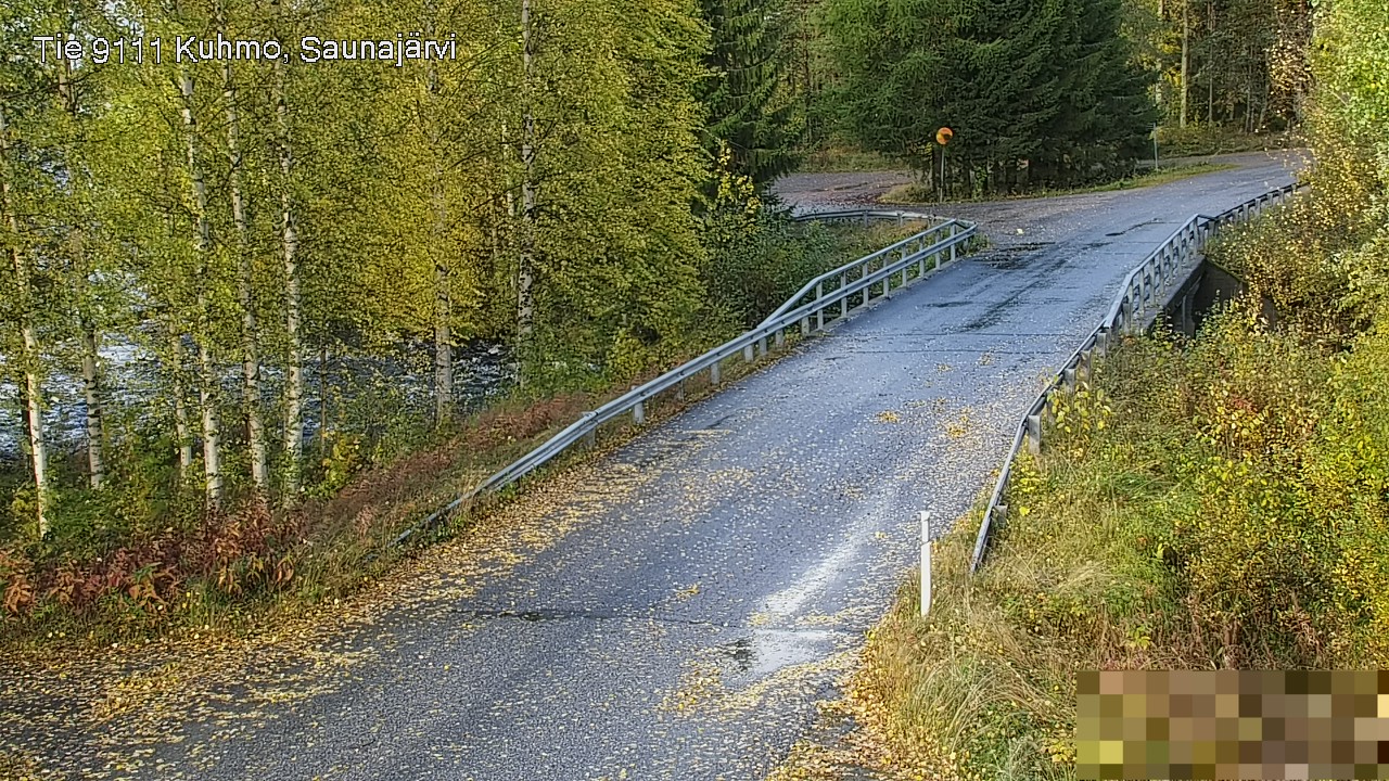 Weather Camera Image Road 9111 Kuhmo, Saunajärvi, Kuhmo, Kainuu