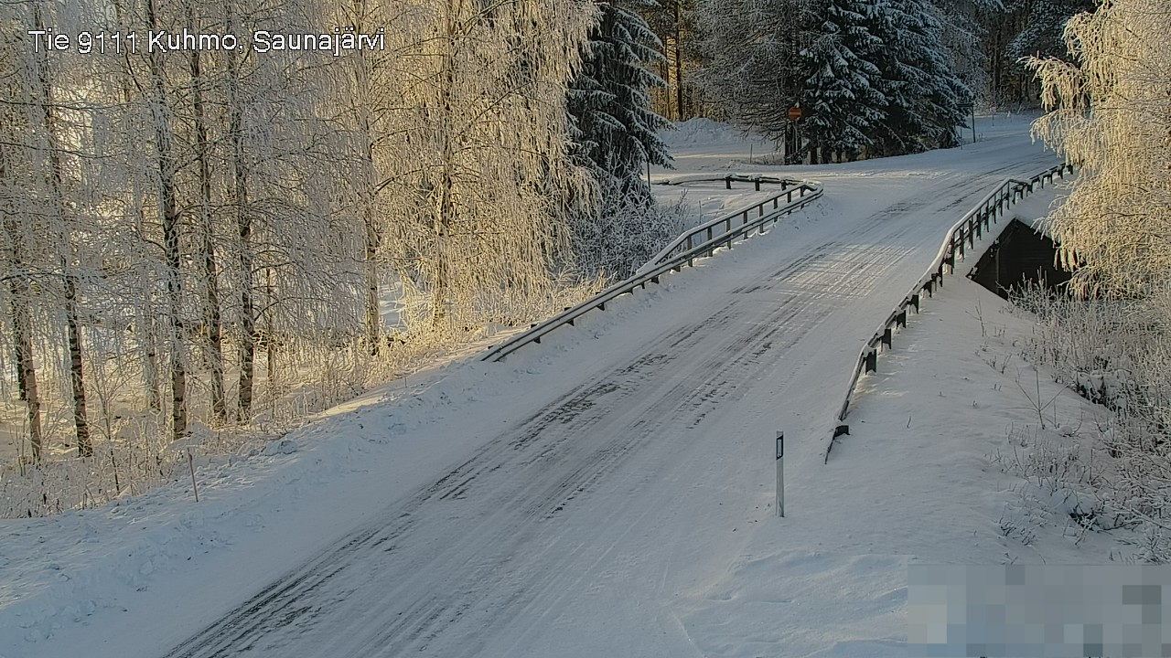 Kelikamerat Kuva Tie 9111 Kuhmo, Saunajärvi, Kuhmo, Kainuu