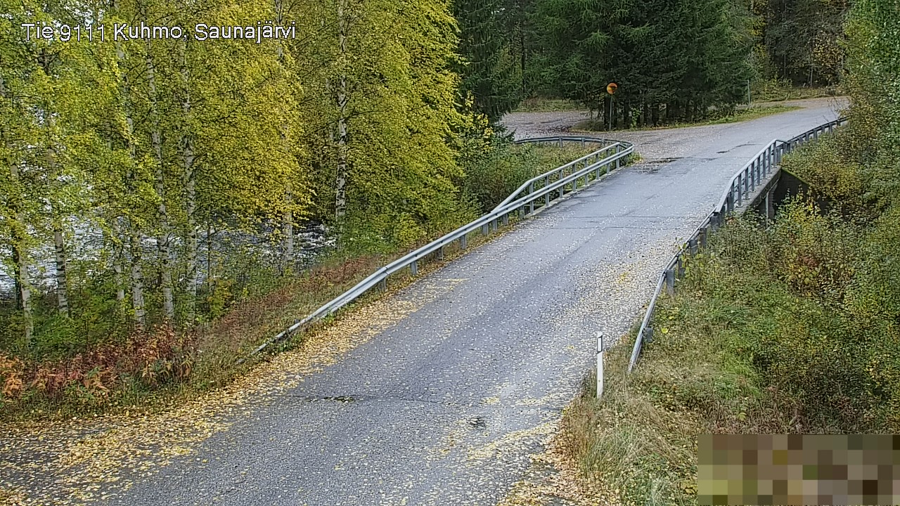 Weather Camera Image Road 9111 Kuhmo, Saunajärvi, Kuhmo, Kainuu