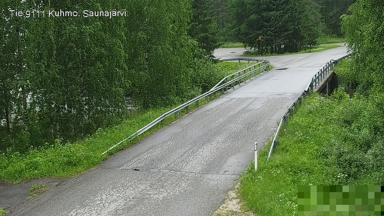 Weather Camera Image Road 9111 Kuhmo, Saunajärvi, Kuhmo, Kainuu