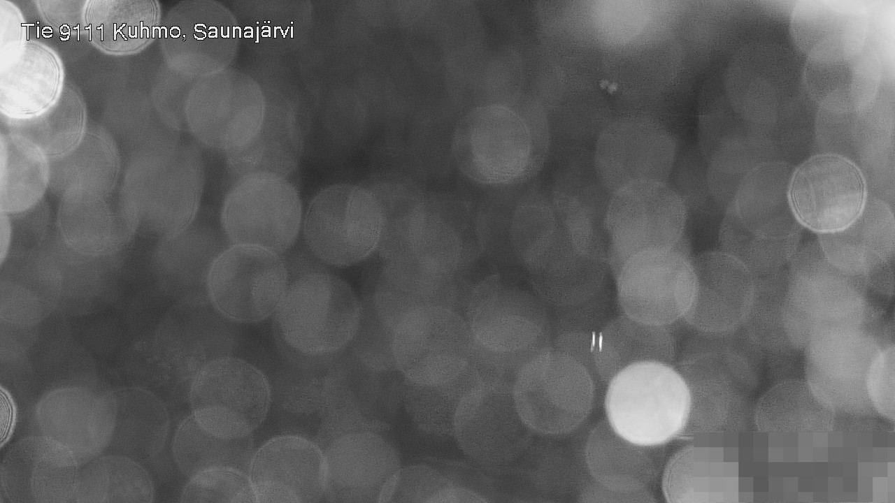 Weather Camera Image Road 9111 Kuhmo, Saunajärvi, Kuhmo, Kainuu