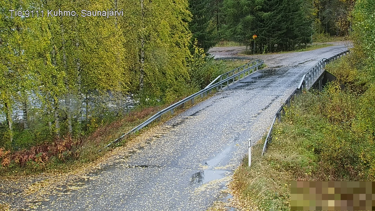 Weather Camera Image Väg 9111 Kuhmo, Saunajärvi, Kuhmo, Kainuu