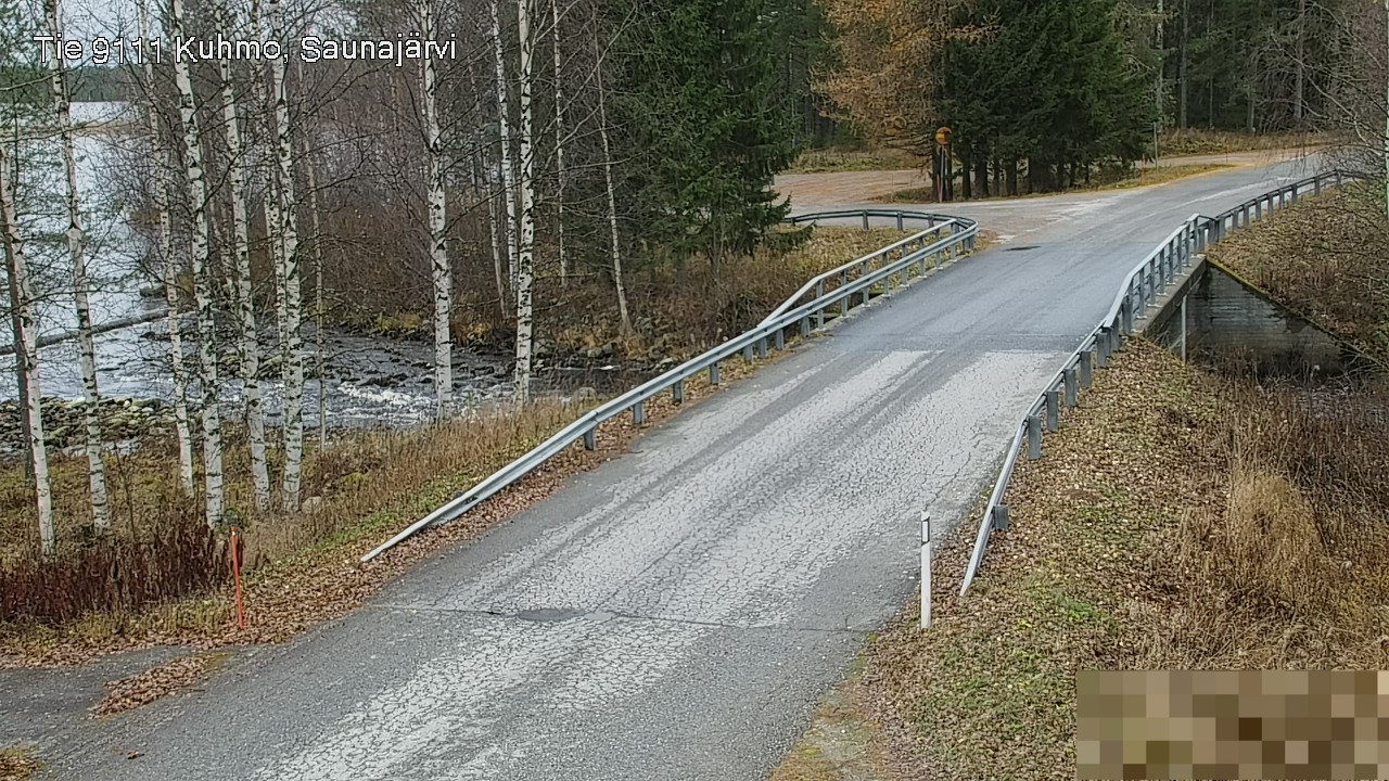 Weather Camera Image Road 9111 Kuhmo, Saunajärvi, Kuhmo, Kainuu
