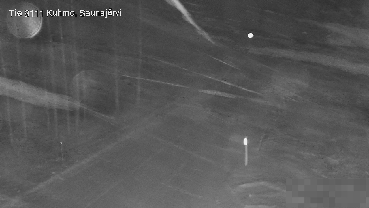 Weather Camera Image Road 9111 Kuhmo, Saunajärvi, Kuhmo, Kainuu
