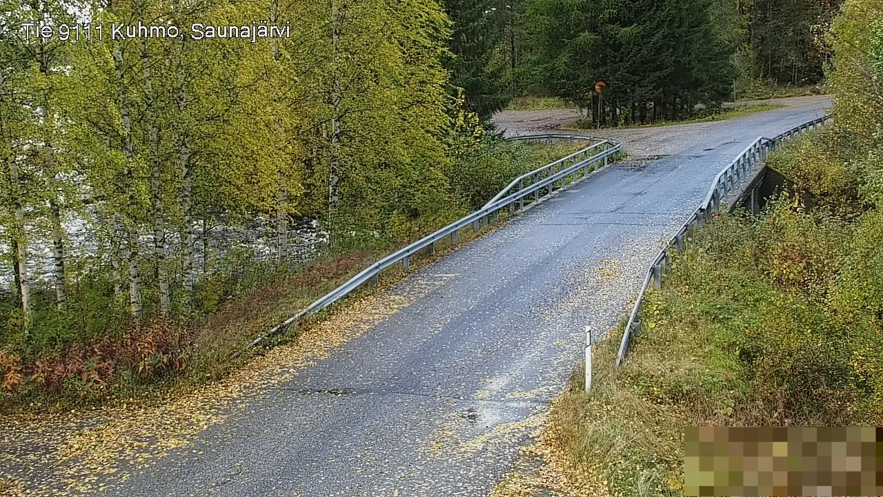 Weather Camera Image Road 9111 Kuhmo, Saunajärvi, Kuhmo, Kainuu