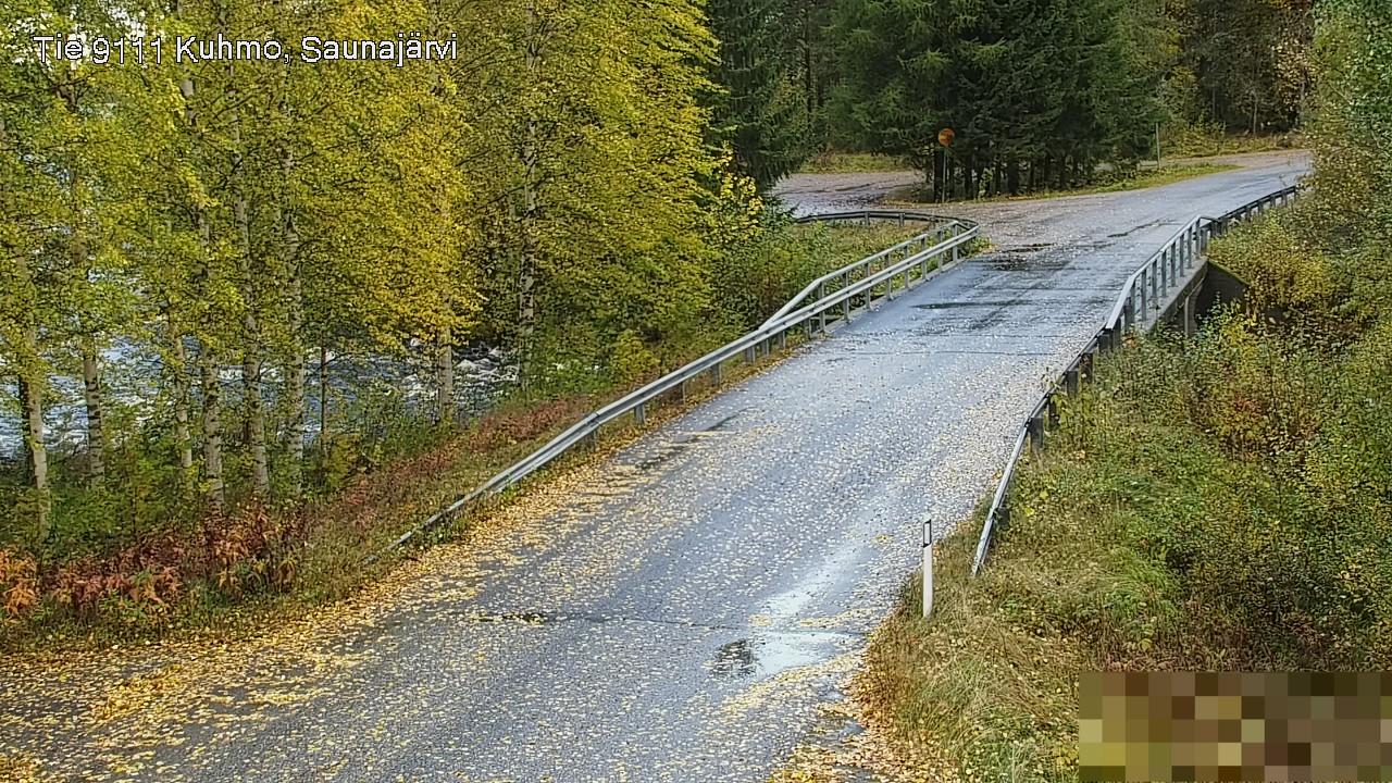 Weather Camera Image Väg 9111 Kuhmo, Saunajärvi, Kuhmo, Kainuu