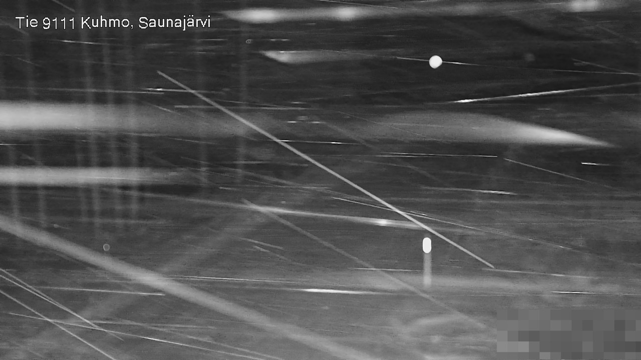 Weather Camera Image Road 9111 Kuhmo, Saunajärvi, Kuhmo, Kainuu