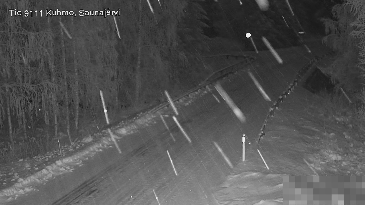 Kelikamerat Kuva Tie 9111 Kuhmo, Saunajärvi, Kuhmo, Kainuu