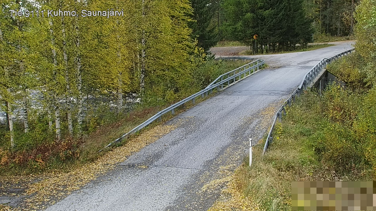 Weather Camera Image Road 9111 Kuhmo, Saunajärvi, Kuhmo, Kainuu
