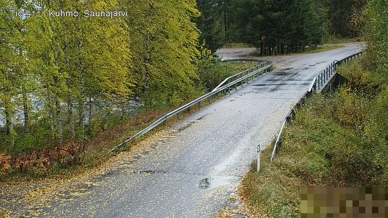Weather Camera Image Väg 9111 Kuhmo, Saunajärvi, Kuhmo, Kainuu