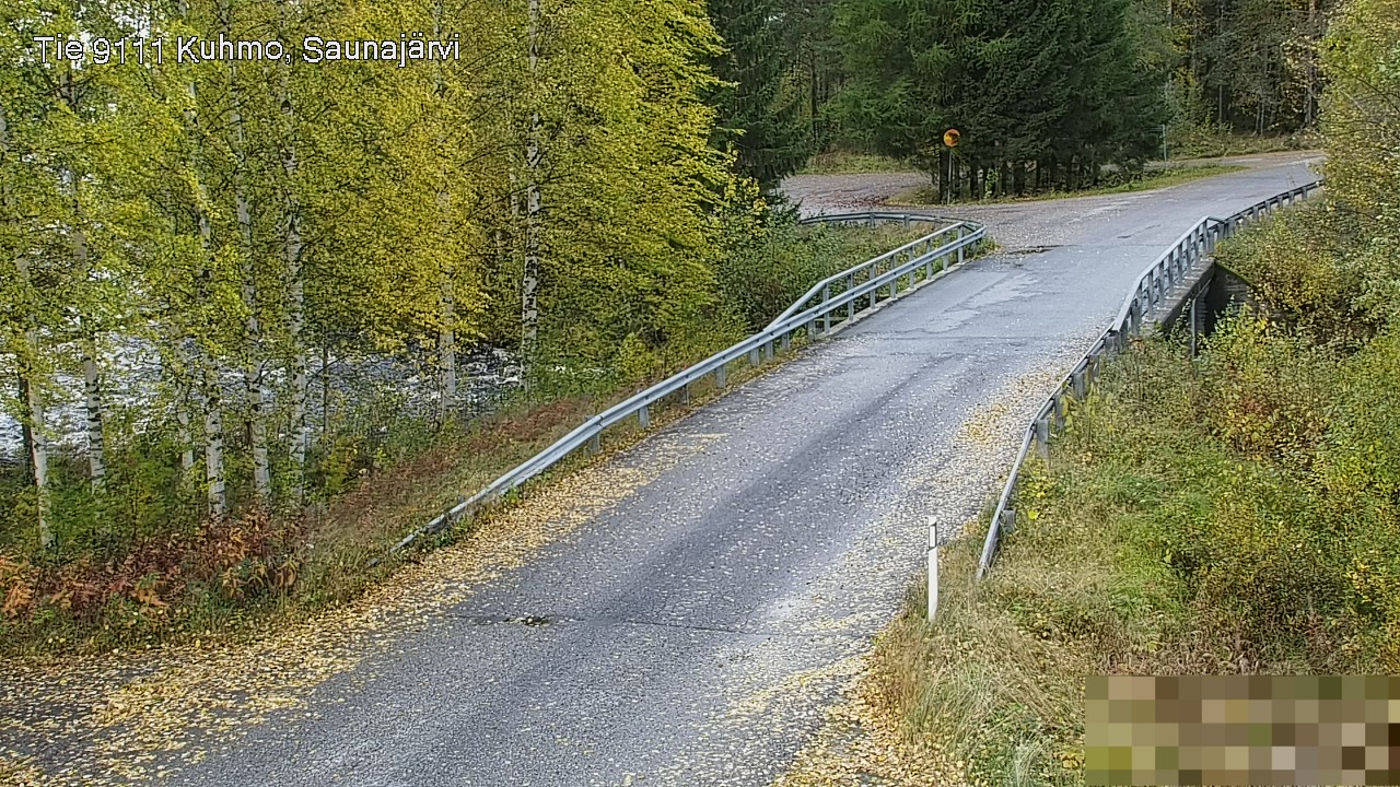 Weather Camera Image Road 9111 Kuhmo, Saunajärvi, Kuhmo, Kainuu