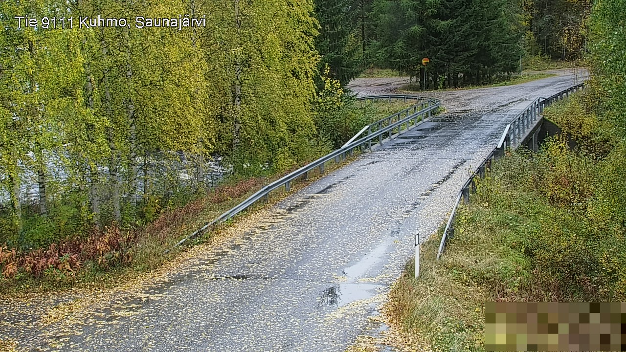 Weather Camera Image Väg 9111 Kuhmo, Saunajärvi, Kuhmo, Kainuu