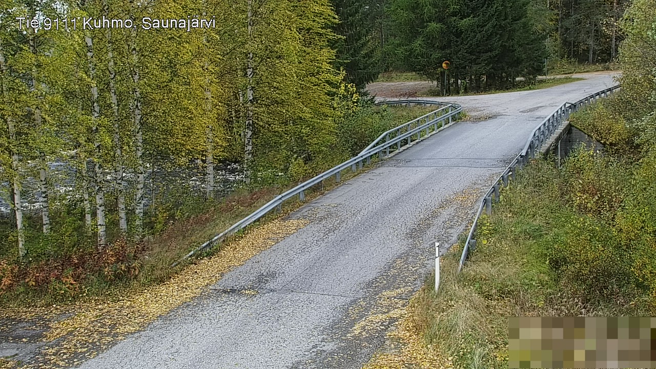 Weather Camera Image Road 9111 Kuhmo, Saunajärvi, Kuhmo, Kainuu