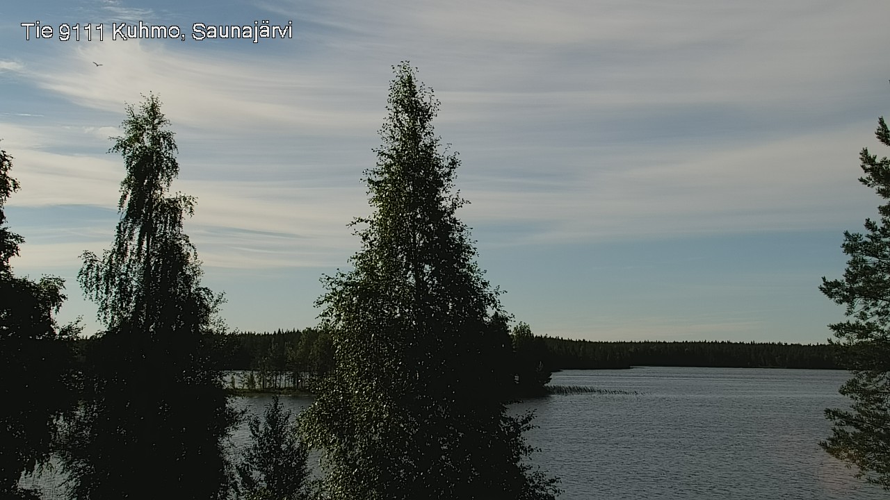 Weather Camera Image Road 9111 Kuhmo, Saunajärvi, Kuhmo, Kainuu