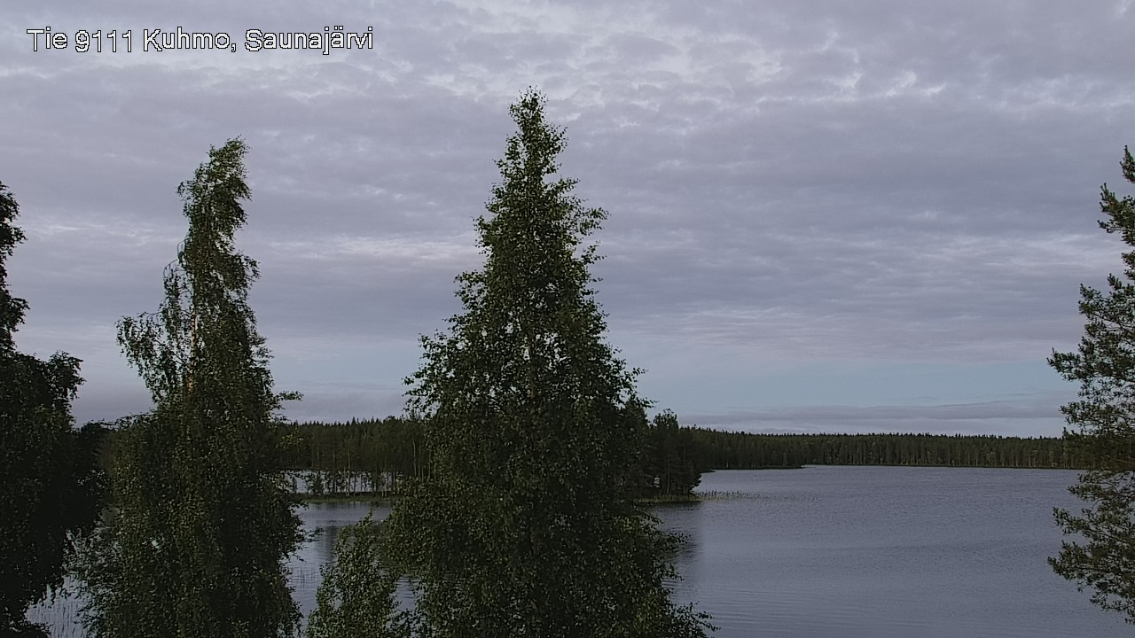 Weather Camera Image Väg 9111 Kuhmo, Saunajärvi, Kuhmo, Kainuu