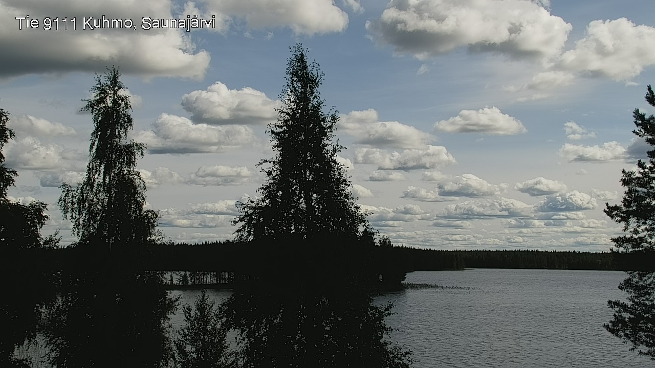Weather Camera Image Väg 9111 Kuhmo, Saunajärvi, Kuhmo, Kainuu